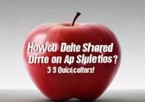 苹果共享照片删不掉怎么办？3个解决方法快速搞定！