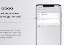 oppo手机怎么消除字体设置？系统字体怎么改回来？