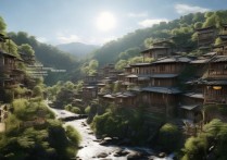 华为溪流背坡村