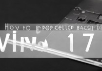 vivoy17手机后盖怎么打开