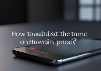 华为手机怎么调时间