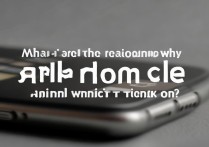 苹果手机无法开机是什么原因导致的呢？