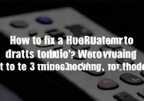 华为遥控器没反应怎么办？这3个排查方法你试了吗？