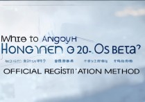 鸿蒙OS 2.0 Beta版在哪申请？官方报名方法是什么？
