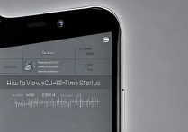 苹果7如何查看CPU实时工作状态？