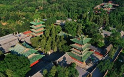 嵩山少林寺风景区全景