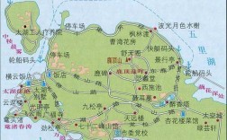 太湖鼋头渚风景区地图