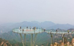 狼牙山风景区玻璃栈道