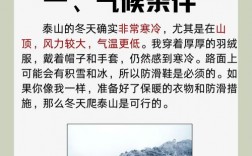 冬天去泰山旅游，有哪些攻略和注意事项？