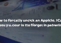 苹果ID怎么强行解锁？忘记密码还能找回吗？