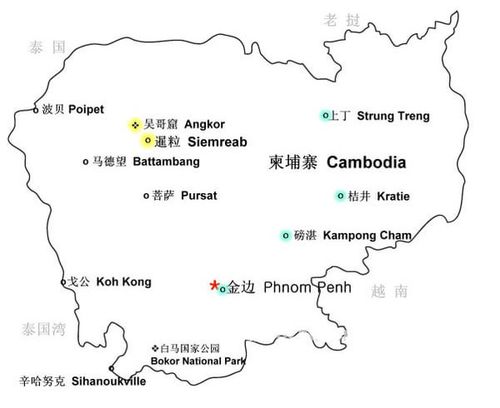 吴哥在柬埔寨哪里-图1
