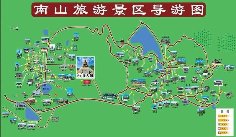 镇江南山风景区导游图-图3