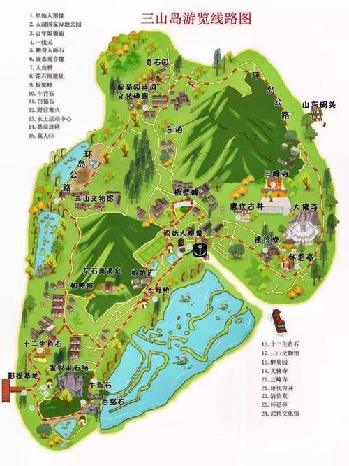 太湖风景区地图-图1