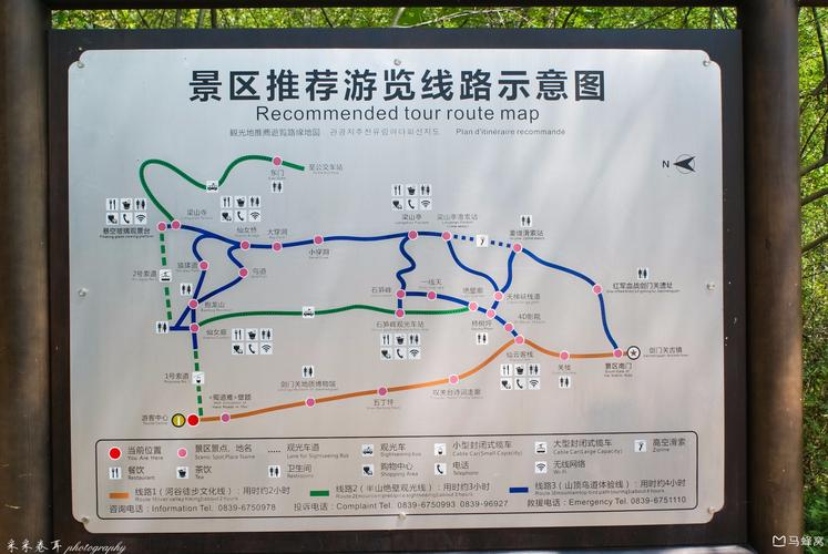 剑门关风景区旅游路线-图3
