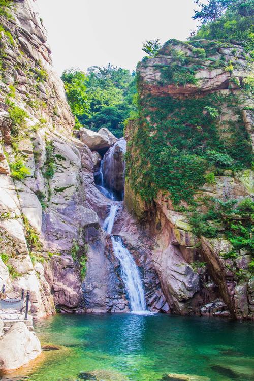 崂山风景区瀑布-图2