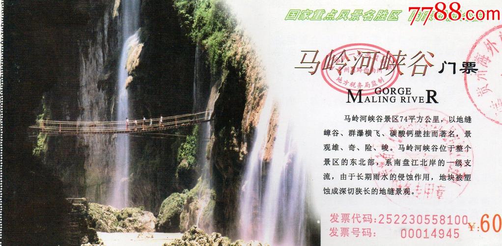 贵州马岭河风景区门票-图3