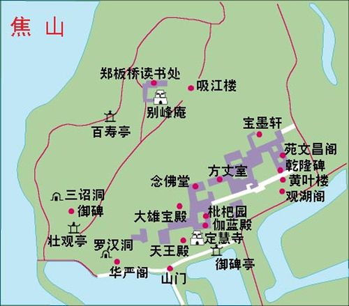 镇江焦山风景区路线-图3