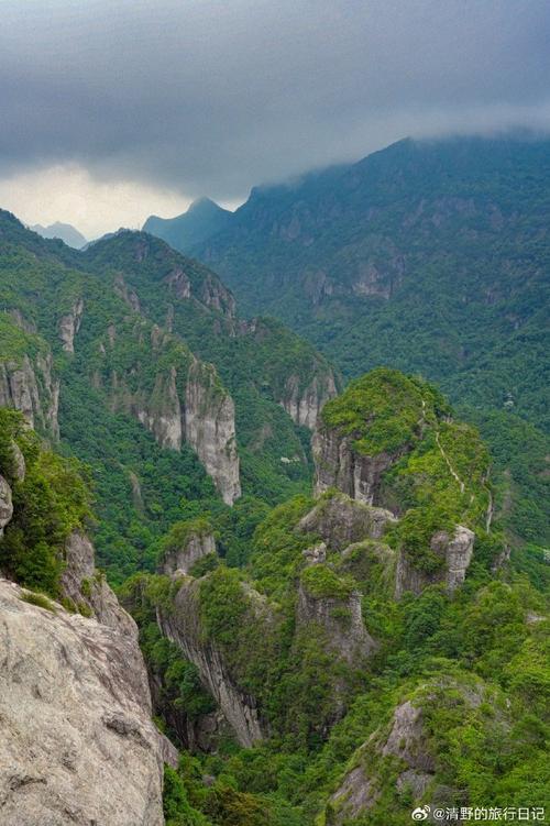 楠溪江石桅岩风景区-图1