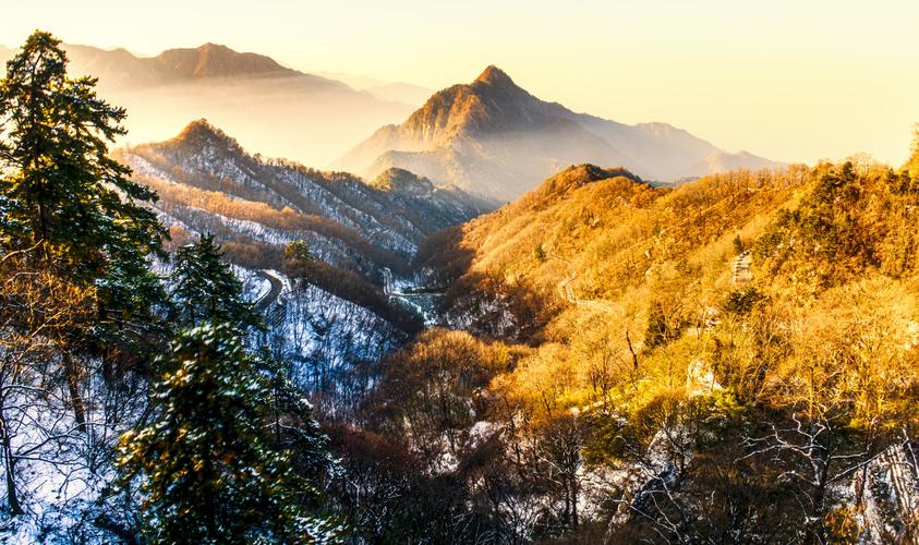 秦岭图片风景区-图1