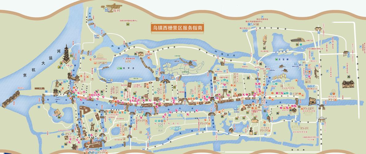 乌镇风景区地图-图2