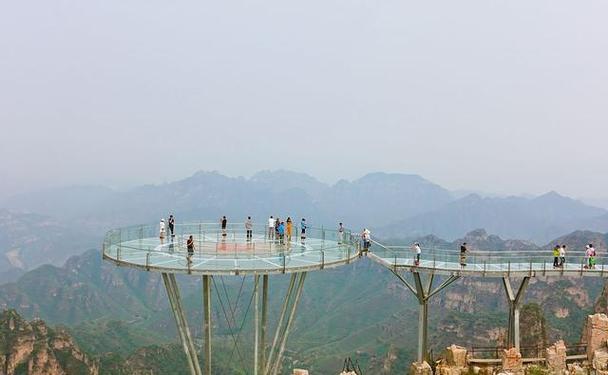 狼牙山风景区玻璃栈道-图1