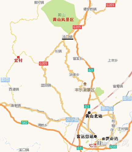 黄山风景区到屯溪-图1