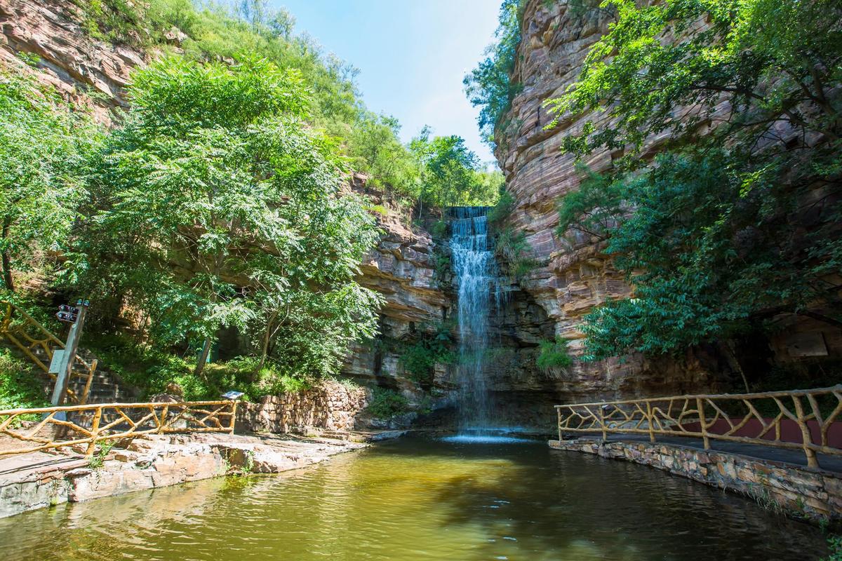 河北天台山风景区-图1