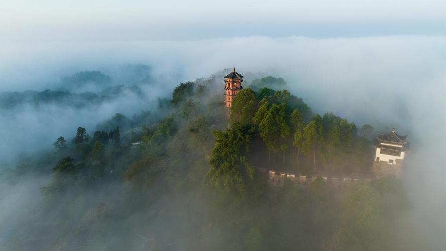 广安神龙山旅游风景区-图1