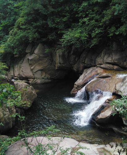 信阳九龙潭自然风景区-图1