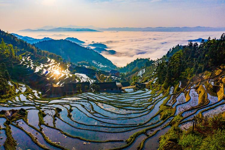 湖南梯田风景区-图2