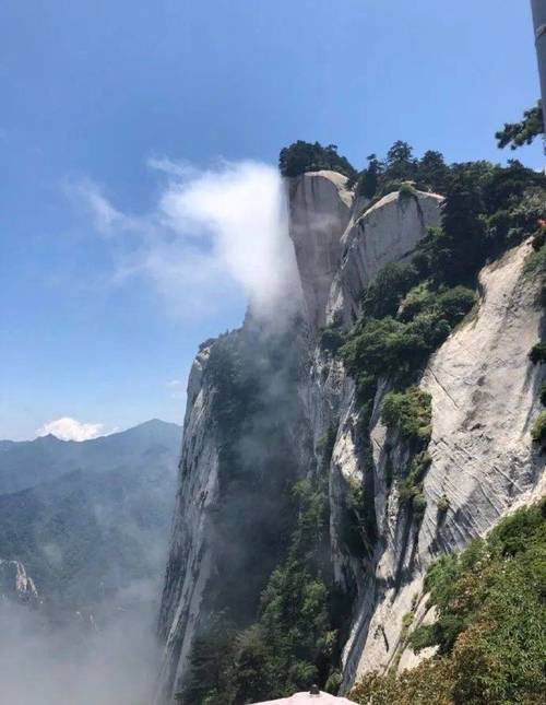 华山的风景区图片-图1