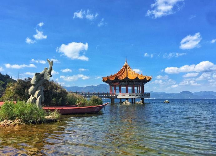 昆明澄江抚仙湖风景区-图2