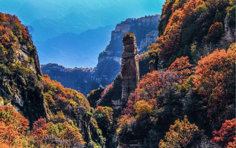 阜平千峰山风景区-图1