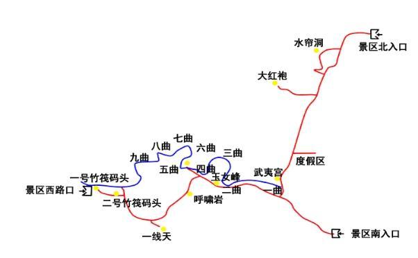 曲溪风景区坐车路线-图1