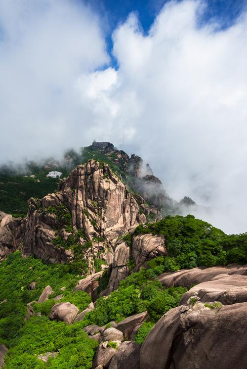 黄山天气风景区光明顶-图3