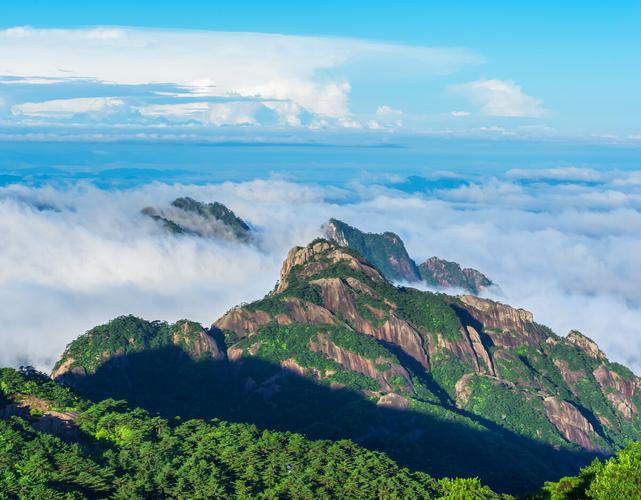 黄山天气风景区光明顶-图1