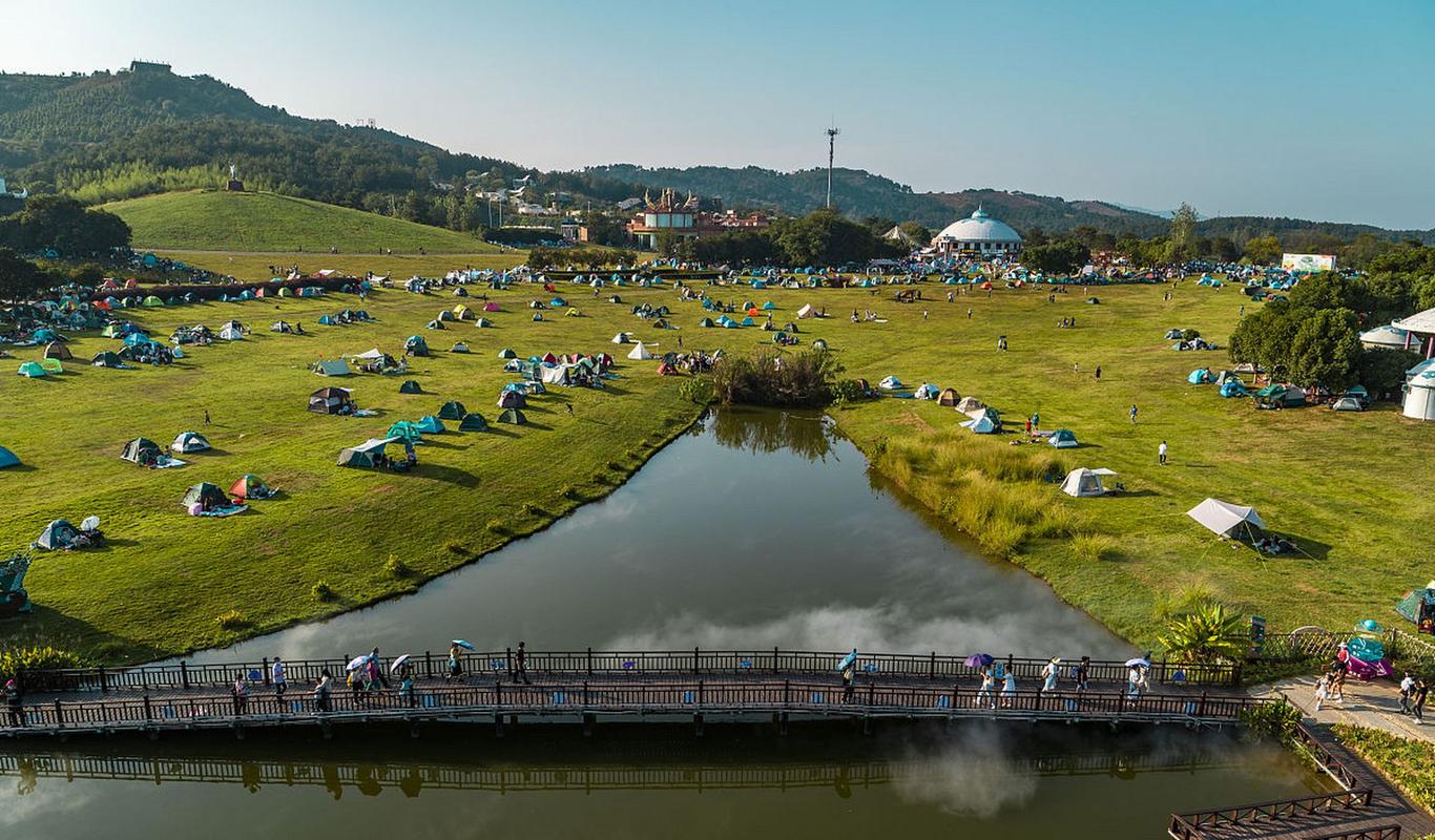 武汉的木兰草原风景区-图1