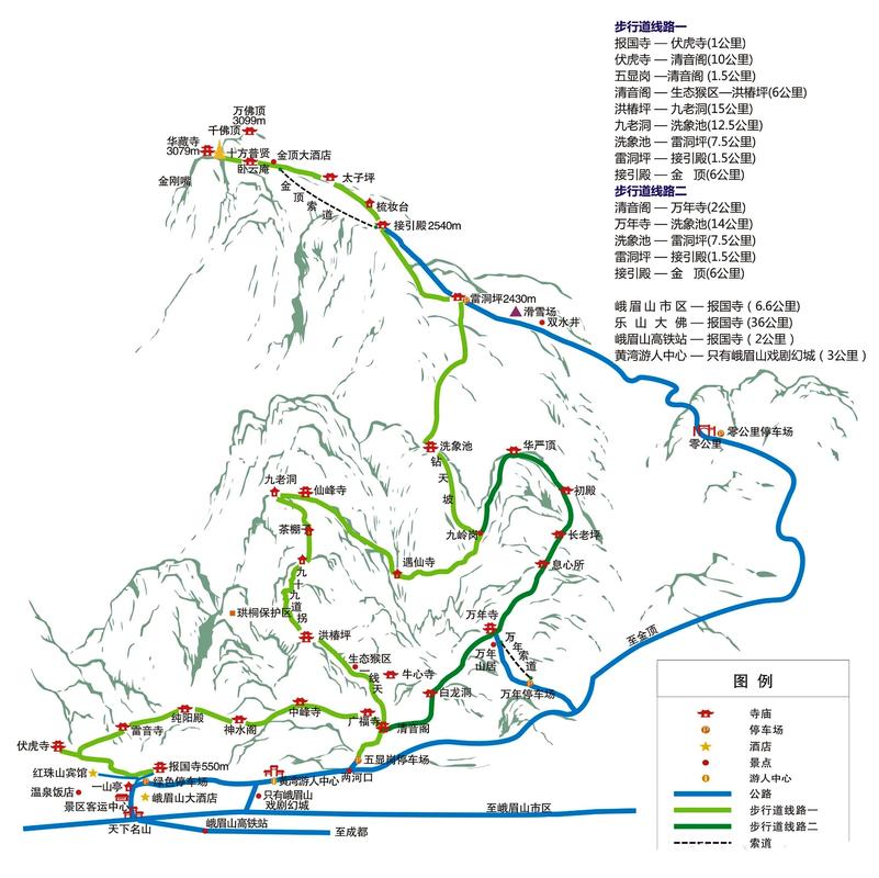 峨眉山风景区介绍-图2