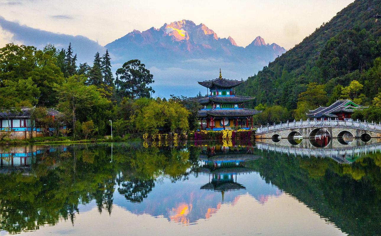 丽江黑龙潭旅游风景区-图1