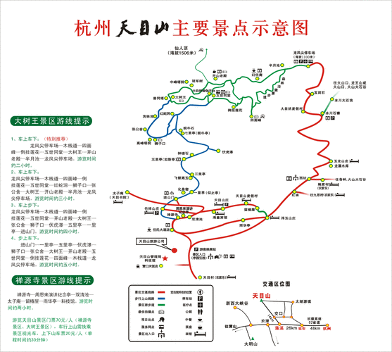 天目山景区图-图1