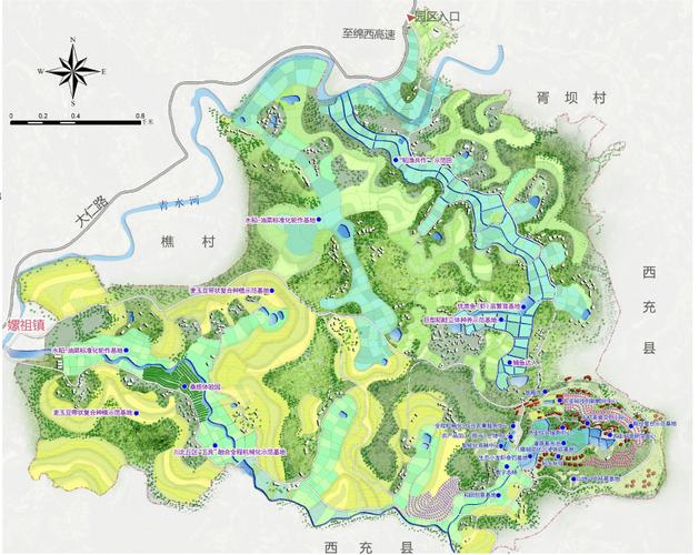 盐亭嫘祖陵风景区规划-图1