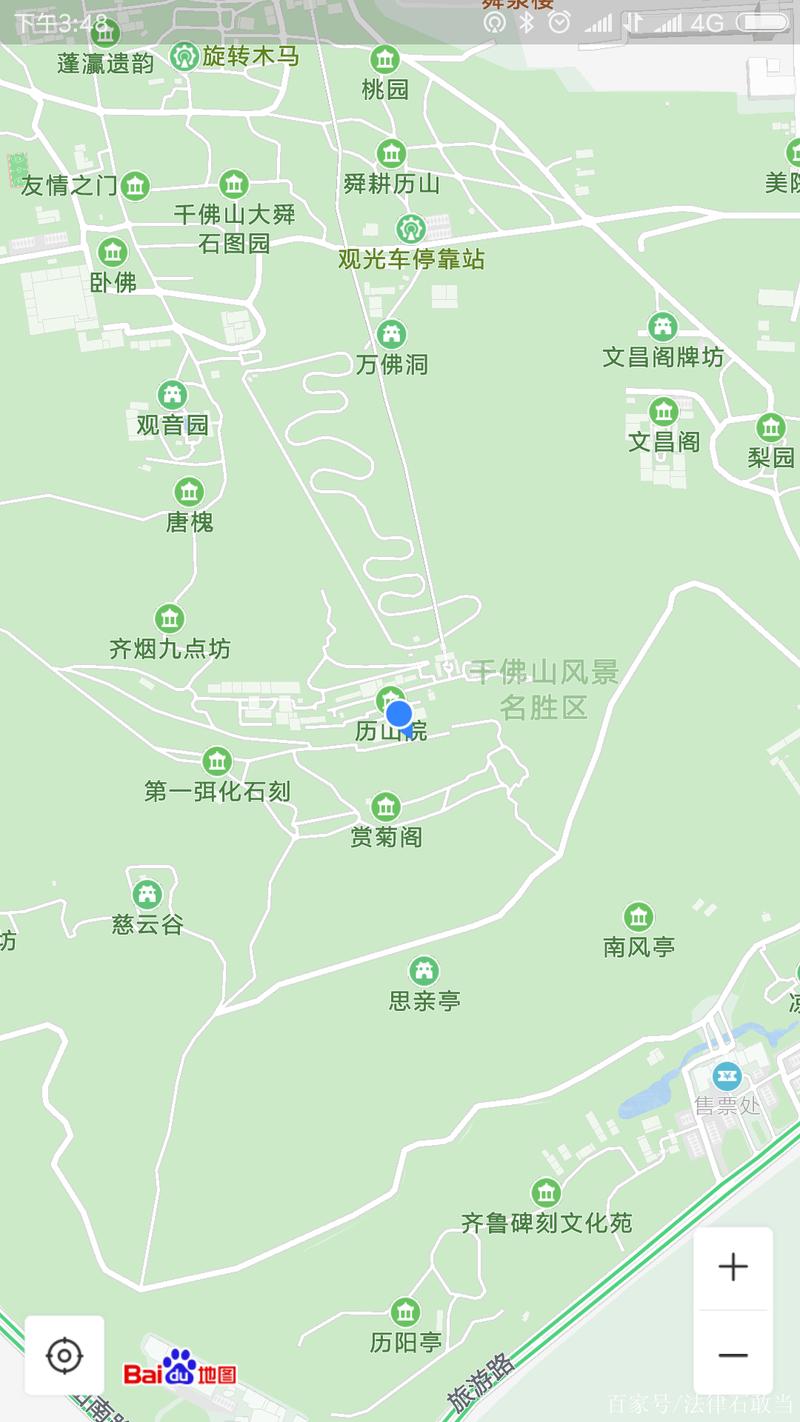 千佛山风景区地图-图3