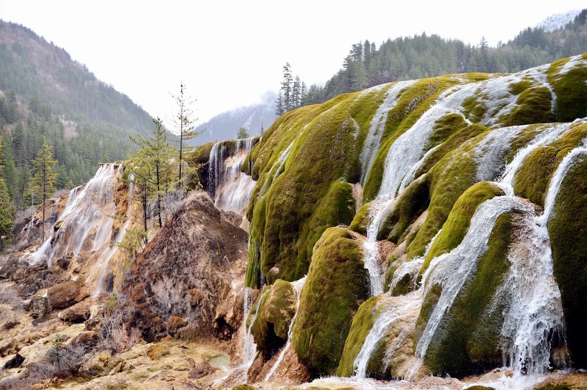 九寨沟地震后风景区-图1