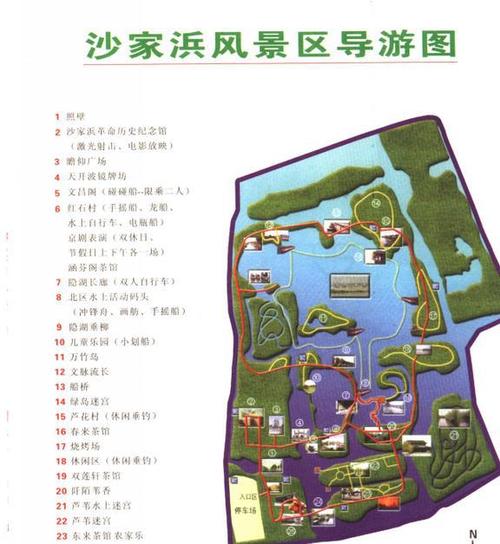 常熟沙家浜景区地图-图1