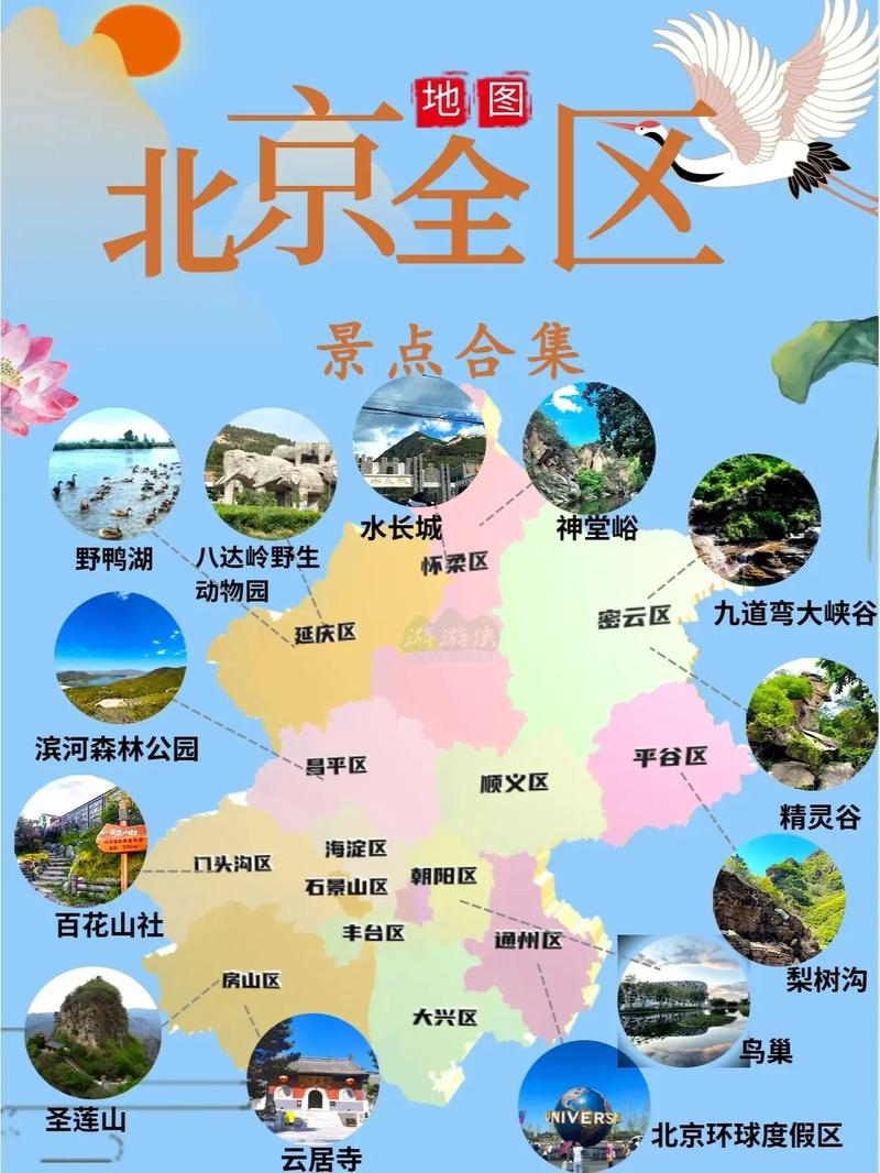 北京景区实况地图-图1