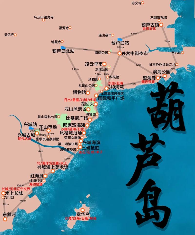 葫芦岛旅游攻略，如何玩转这座美丽的海滨城市？-图1