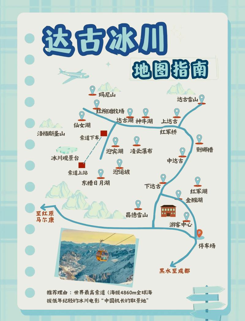 达古冰川旅游攻略，如何规划一次难忘的冰川之旅？-图3