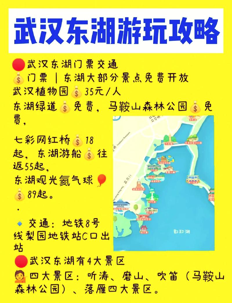 武汉东湖旅游攻略，如何玩转东湖，尽享其美景与乐趣？-图3