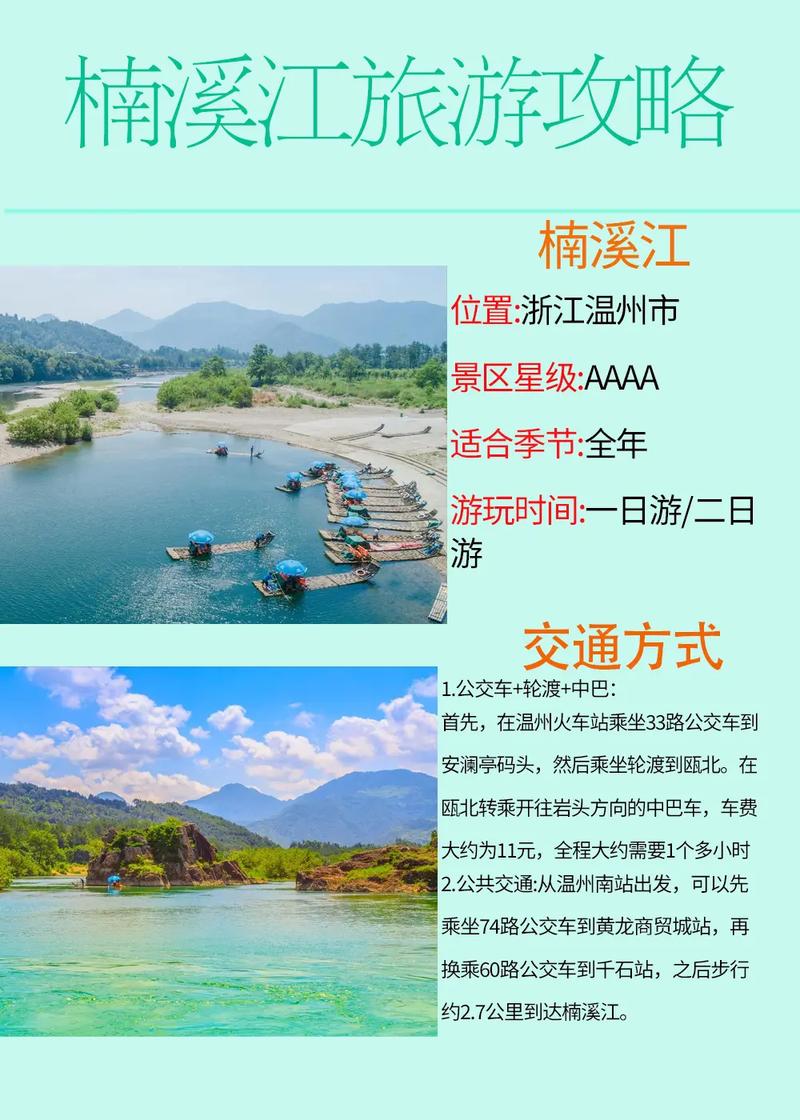 楠溪江旅游攻略，如何规划一次完美的旅行体验？-图3