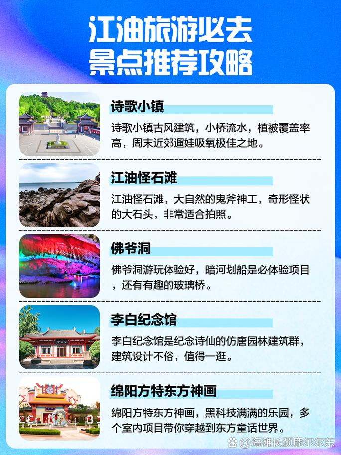 江油旅游攻略，如何玩转江油，尽享其独特魅力？-图1